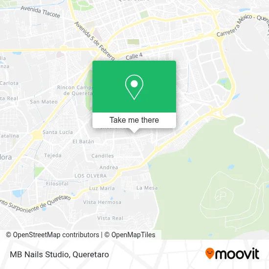 MB Nails Studio map