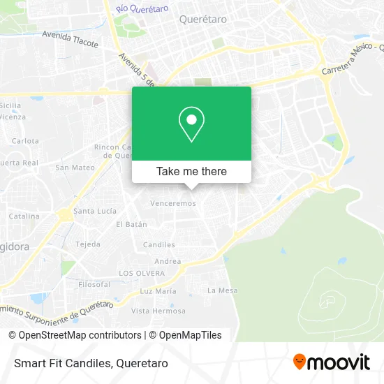 Smart Fit Candiles map