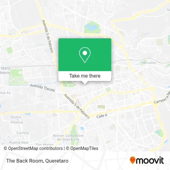 The Back Room map
