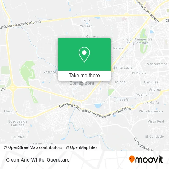 Clean And White map