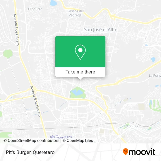 Pit's Burger map
