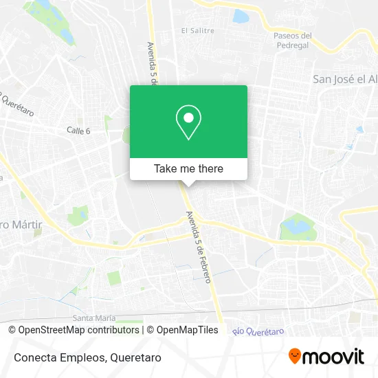 Conecta Empleos map
