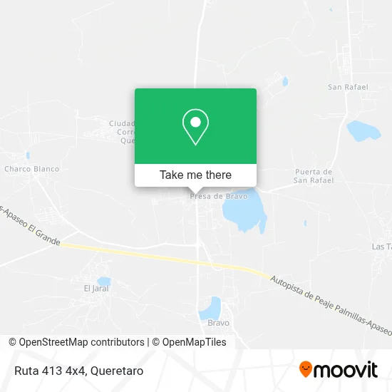 Ruta 413 4x4 map