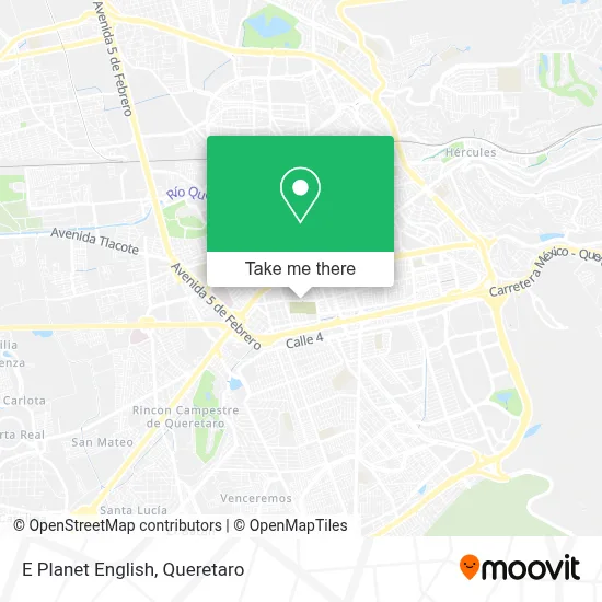 E Planet English map