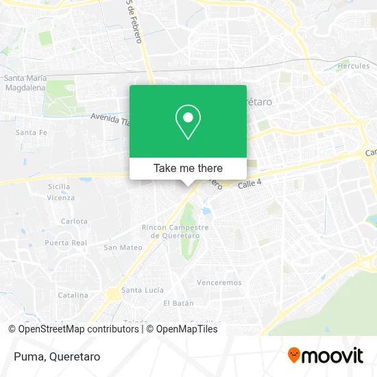 Puma map