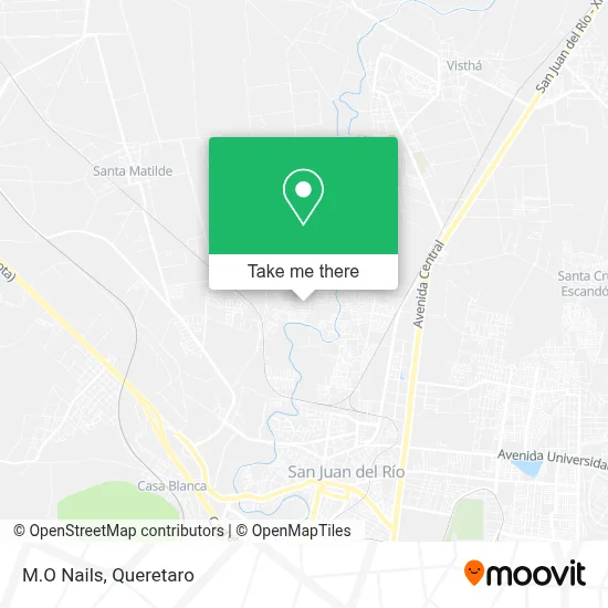 M.O Nails map