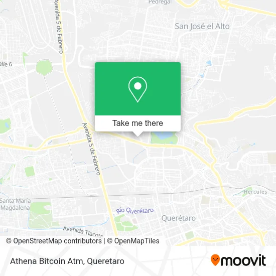 Athena Bitcoin Atm map