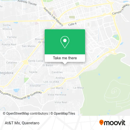At&T Mx map