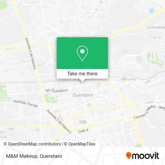 M&M Makeup map