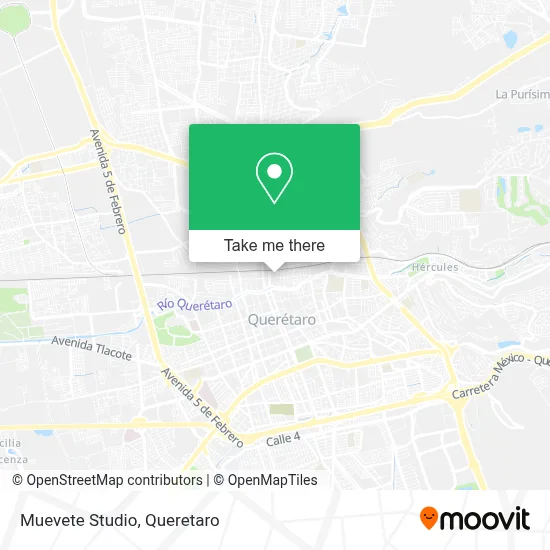 Muevete Studio map