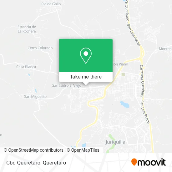 Cbd Queretaro map