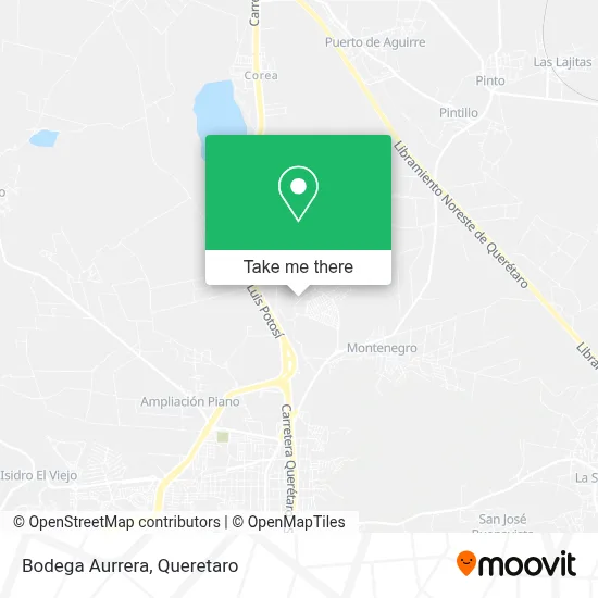 Bodega Aurrera map