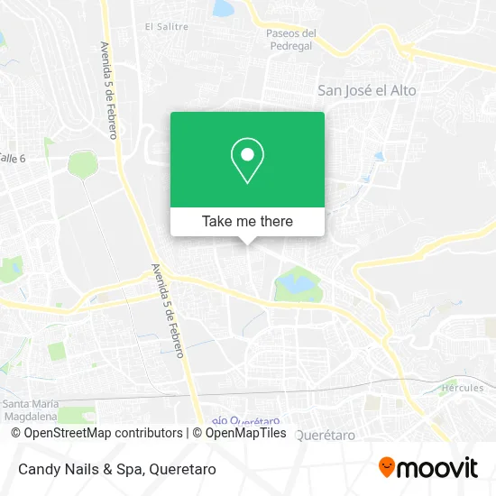 Candy Nails & Spa map