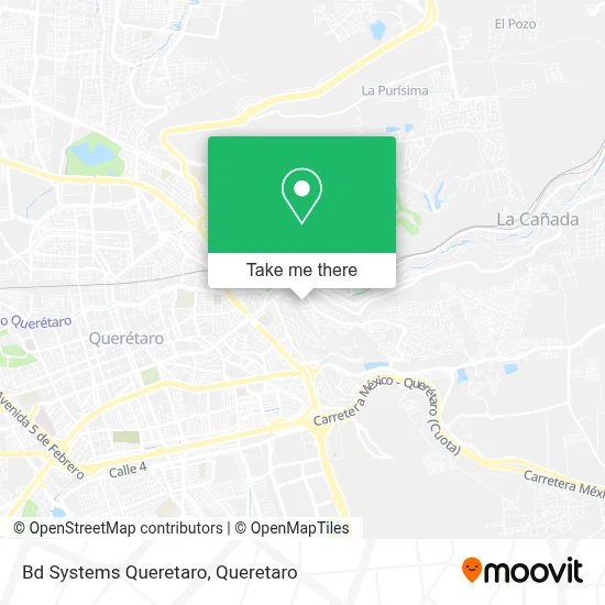 Bd Systems Queretaro map