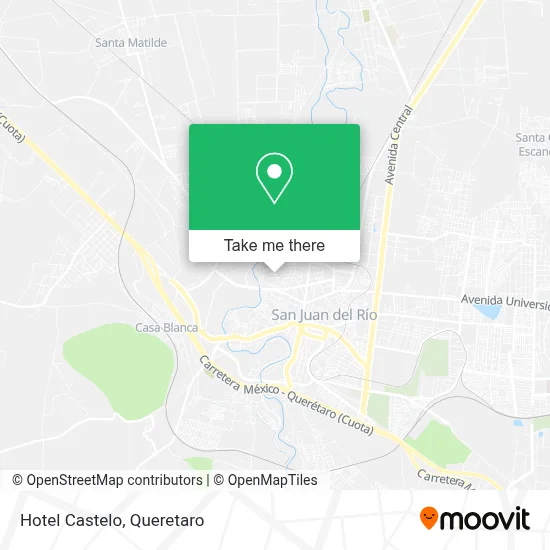 Hotel Castelo map