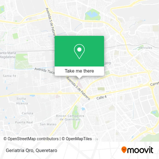 Geriatria Qro map