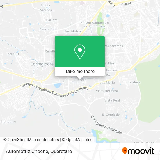 Automotriz Choche map
