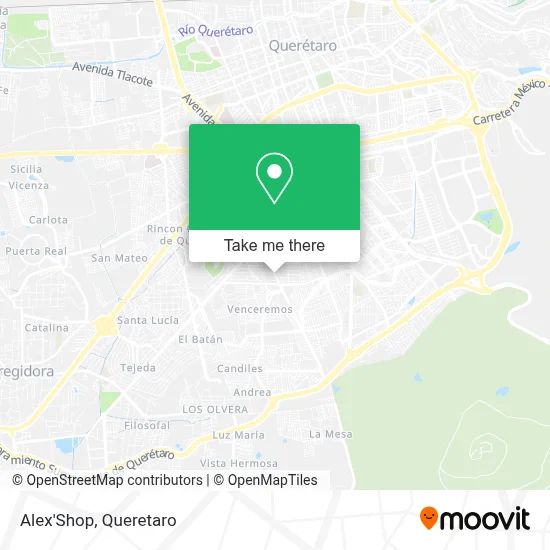 Alex'Shop map