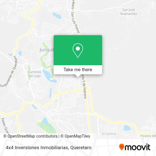 4x4 Inversiones Inmobiliarias map