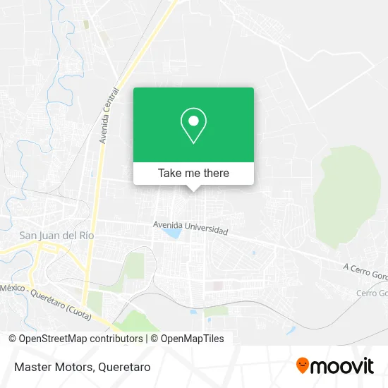 Master Motors map