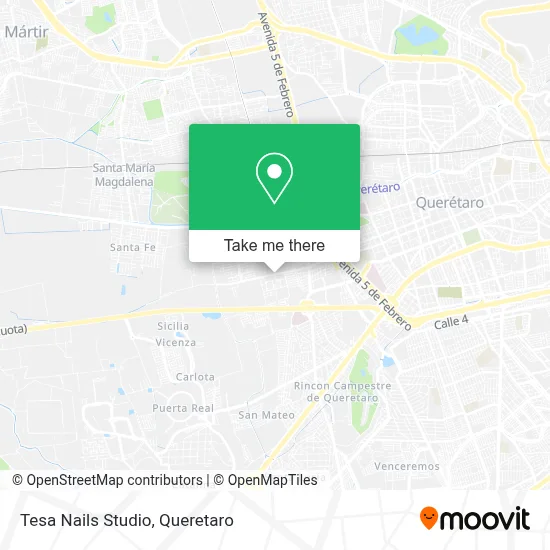 Tesa Nails Studio map
