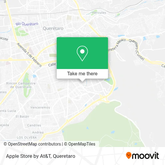 Apple Store by At&T map