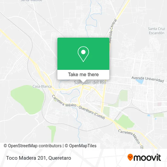 Toco Madera 201 map