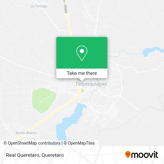 Real Queretaro map