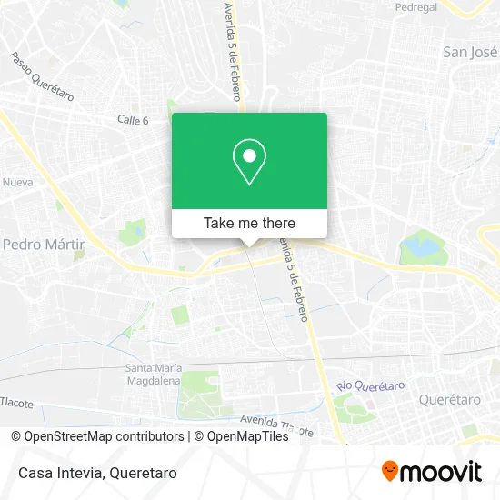 Casa Intevia map