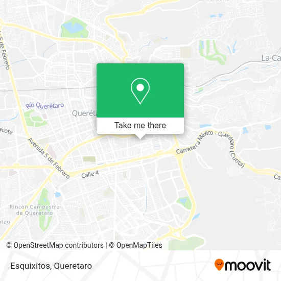 Esquixitos map
