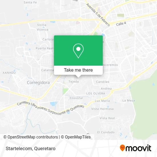Startelecom map