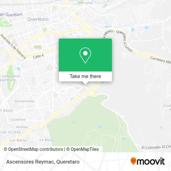 Ascensores Reymac map