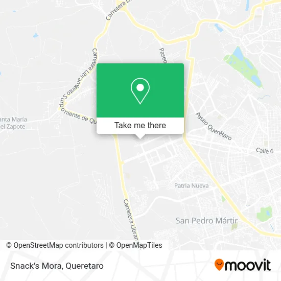 Snack's Mora map