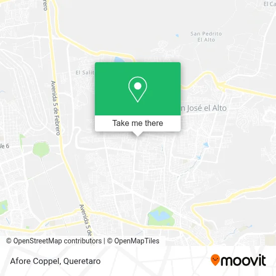 Afore Coppel map