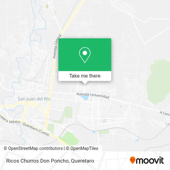 Ricos Churros Don Poncho map