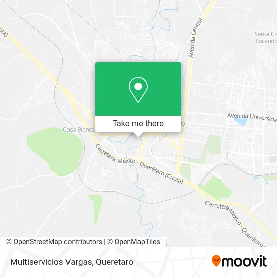 Multiservicios Vargas map