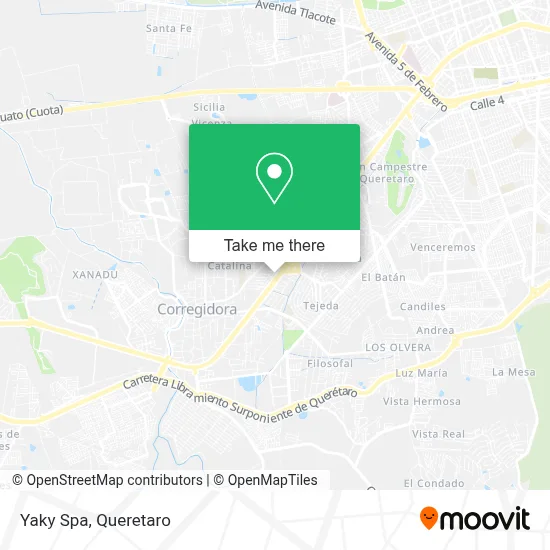 Yaky Spa map