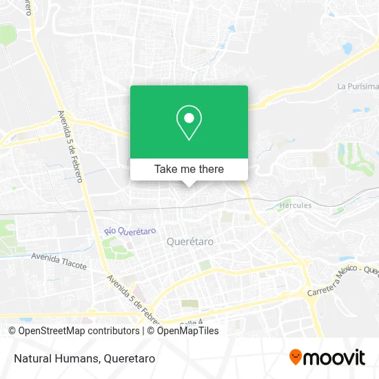 Natural Humans map