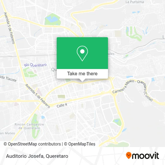Auditorio Josefa map
