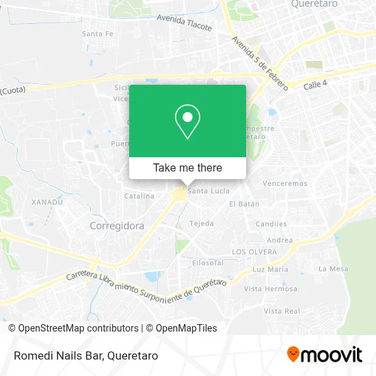 Romedi Nails Bar map