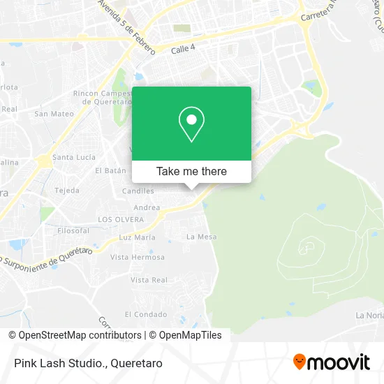 Pink Lash Studio. map