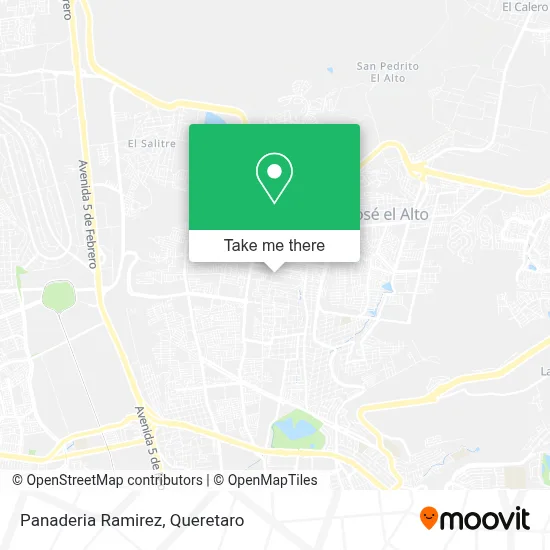 Panaderia Ramirez map