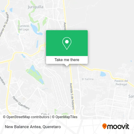New Balance Antea map