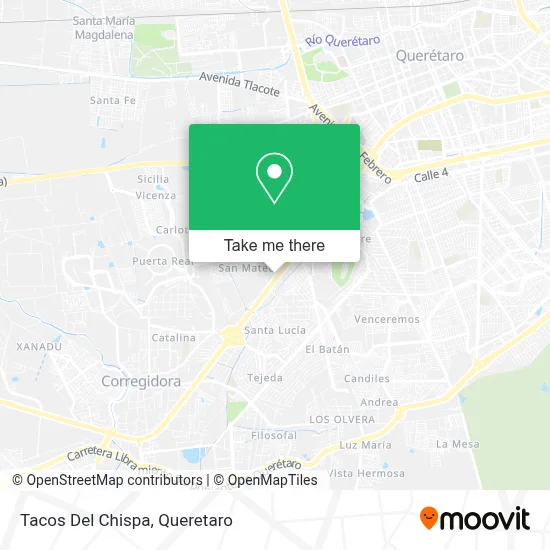 Tacos Del Chispa map