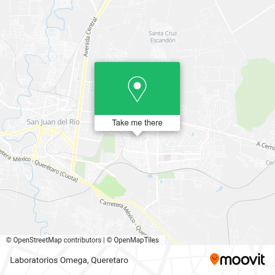 Laboratorios Omega map