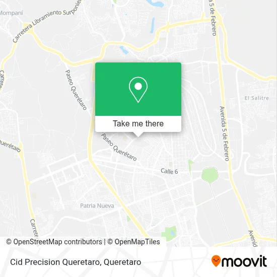 Cid Precision Queretaro map