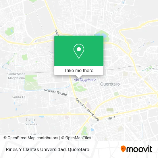 Rines Y Llantas Universidad map