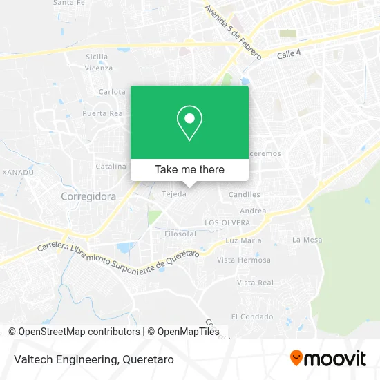 Mapa de Valtech Engineering