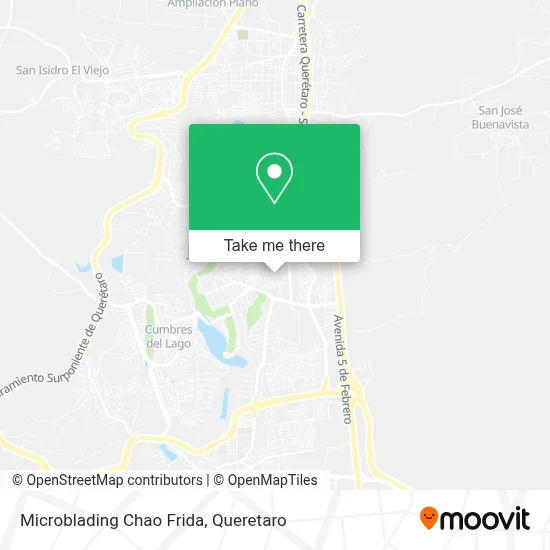 Mapa de Microblading Chao Frida