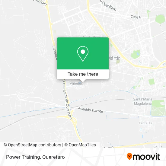 Power Training map